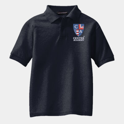 Youth Cotton Blend Center Academy Polo Thumbnail