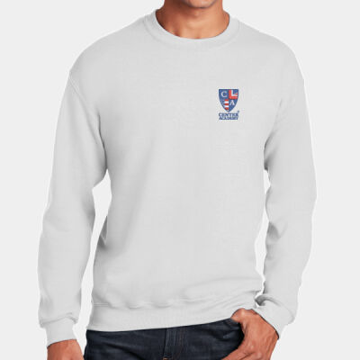 Adult Center Academy Crewneck Sweatshirt - WHITE Thumbnail