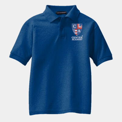 Youth Cotton Blend Center Academy Polo Thumbnail